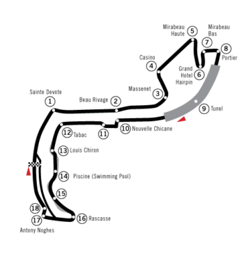 Circuit F1 Monaco