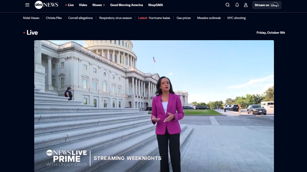 ABC News live streaming gratuit