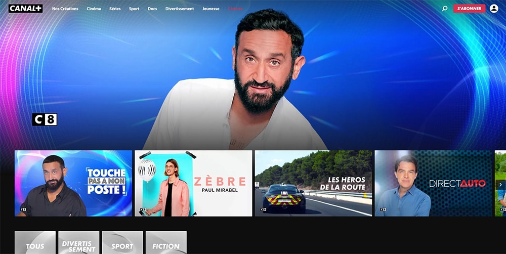 Regarder C8 en streaming après la fin de la TNT