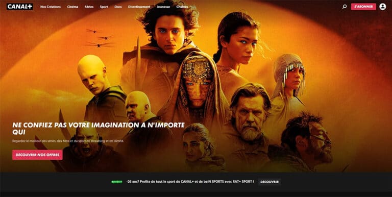 Canal+ en direct sur internet - Live streaming Canal Plus en ligne