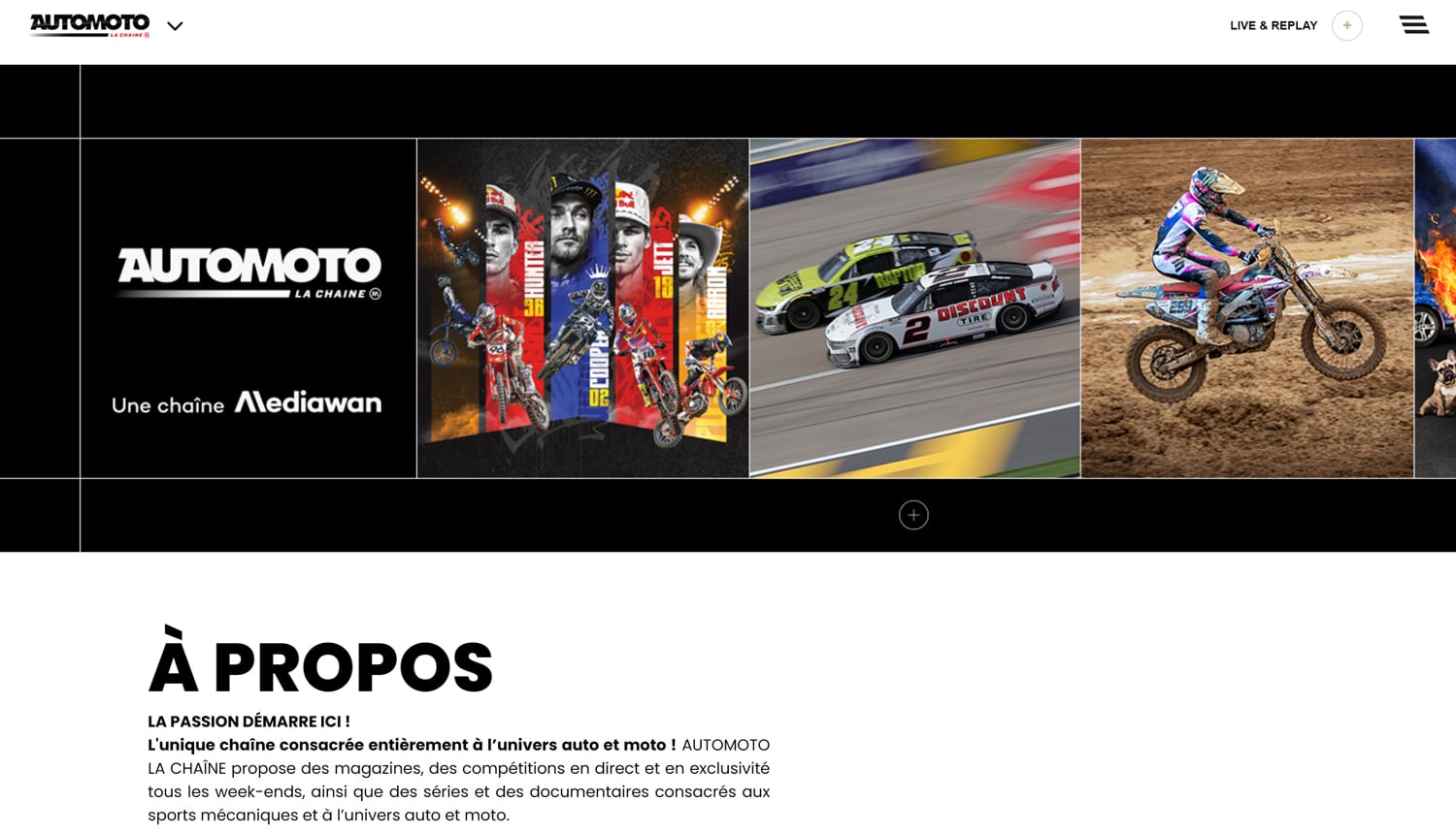 Site Automoto la chaîne
