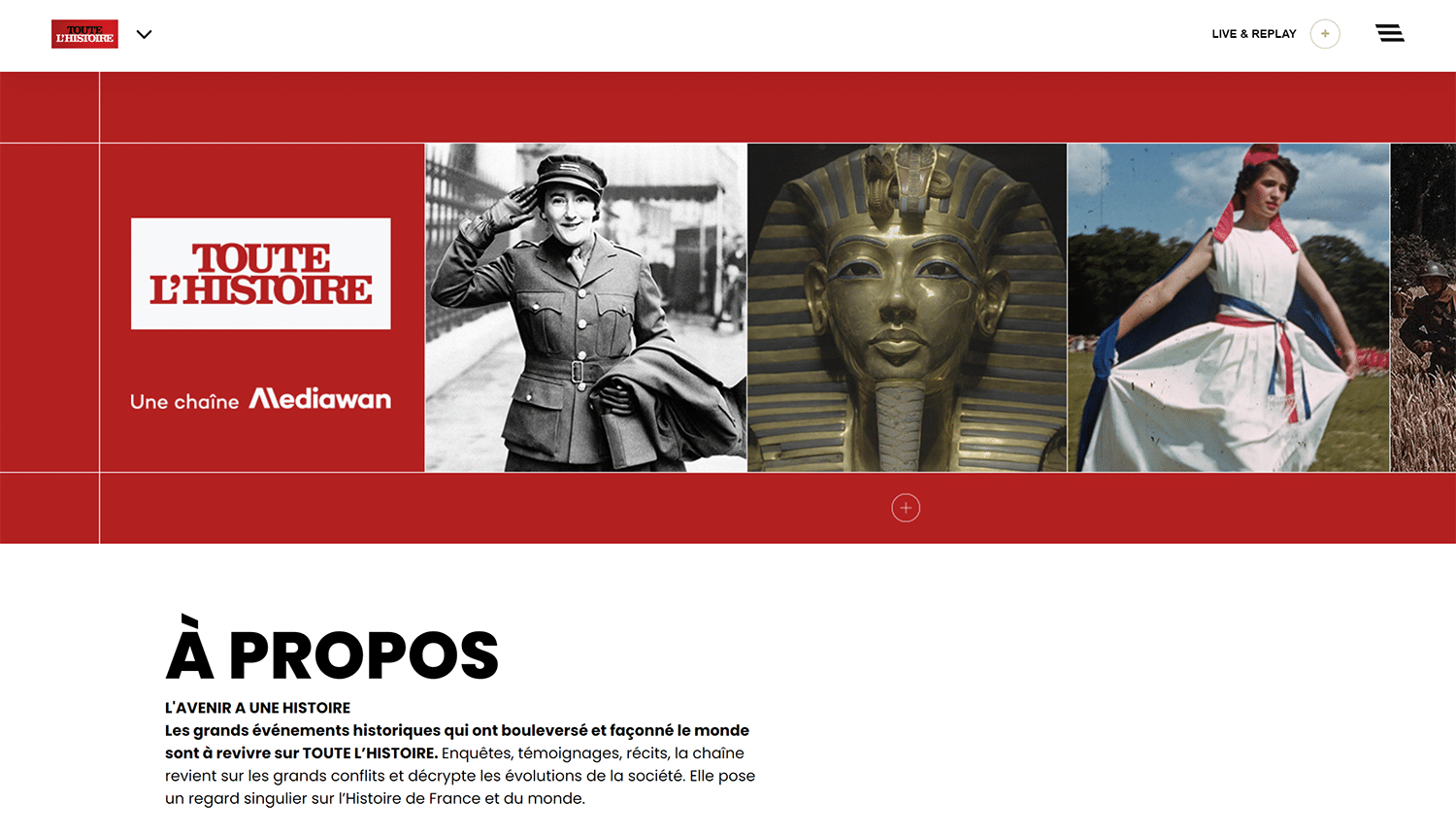 Site officiel Toute L'Histoire