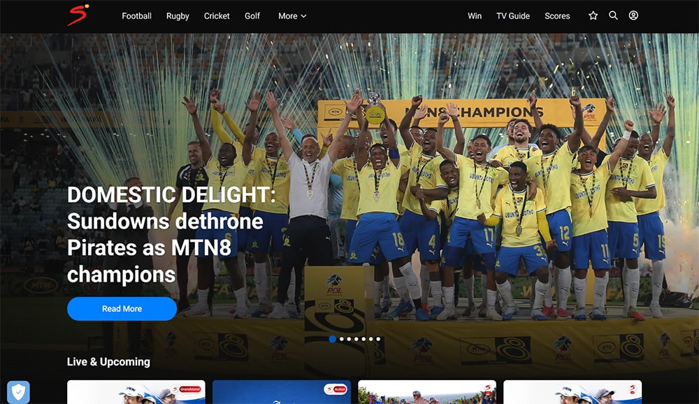 Site de la chaine TV SuperSport