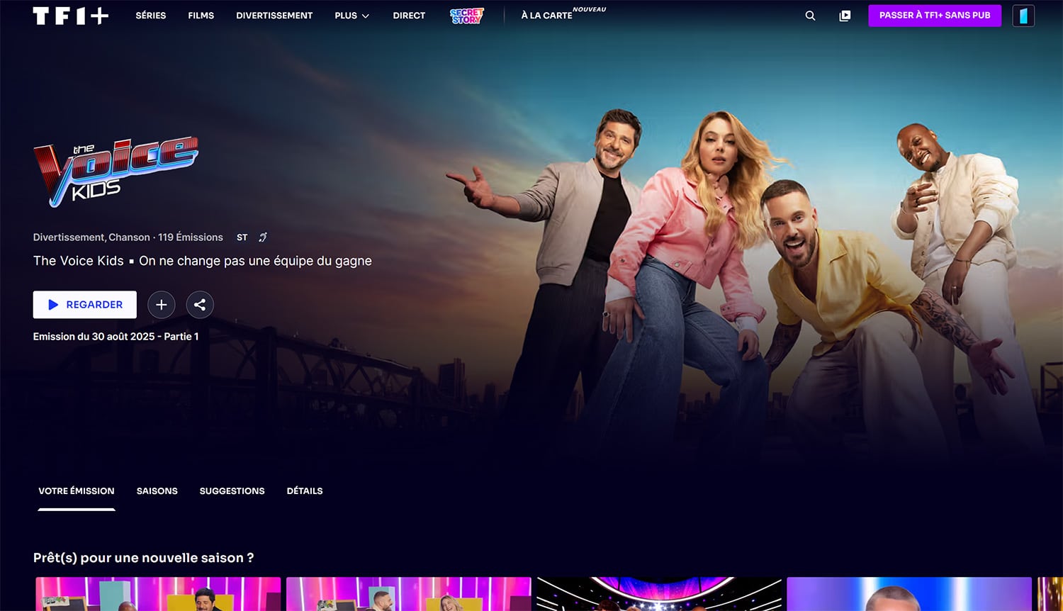The Voice Kids en replay gratuit sur TF1+