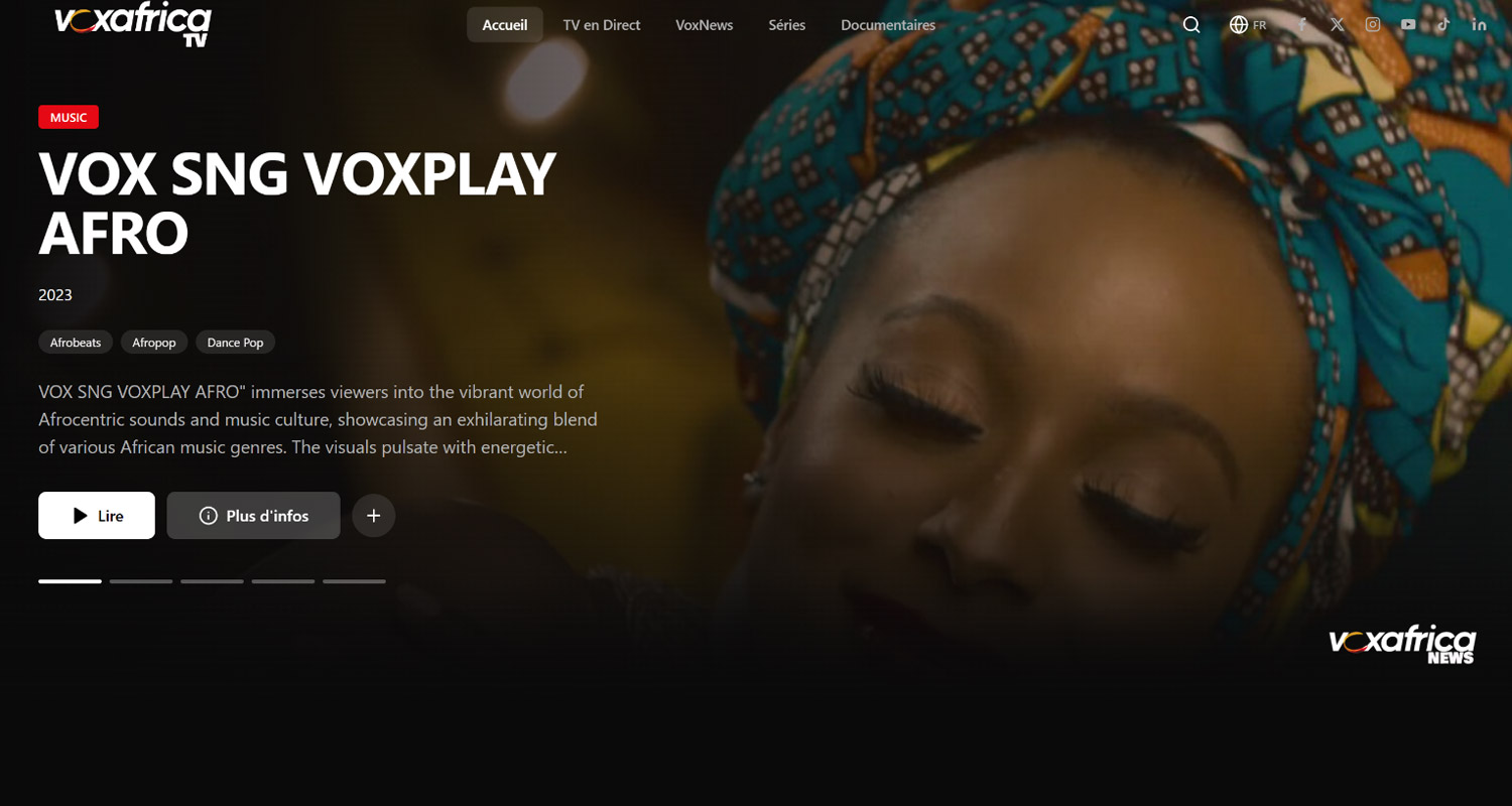 Chaine TV Vox Africa