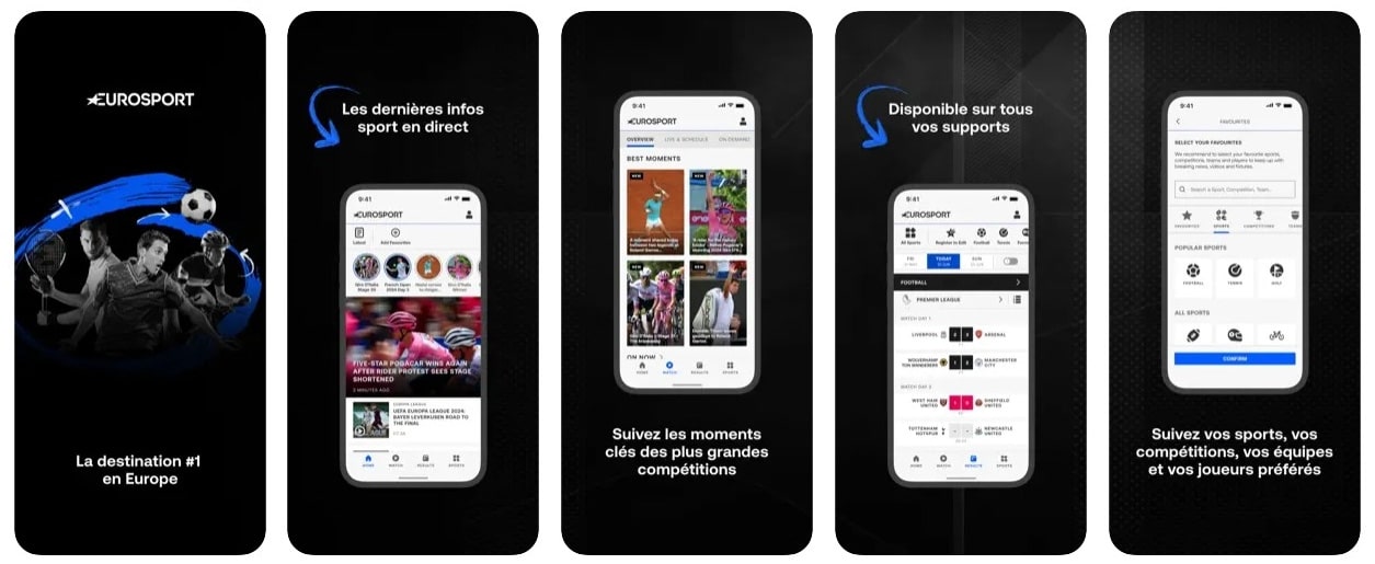 Application Eurosport