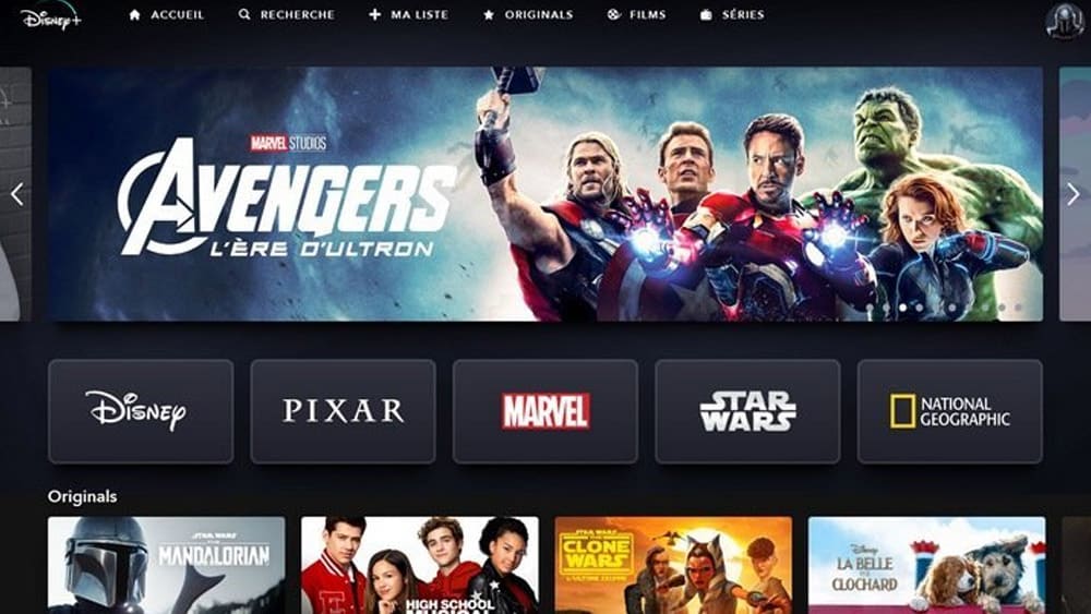 Films sur Disney+