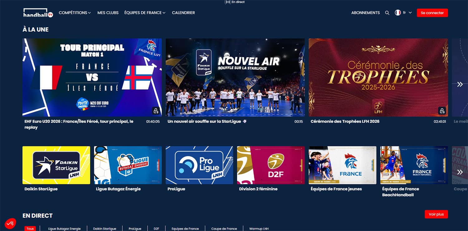 Plateforme Handball TV
