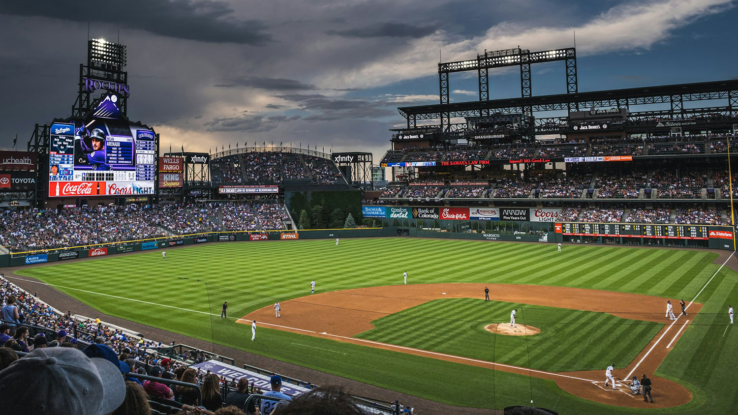 Match de baseball en direct