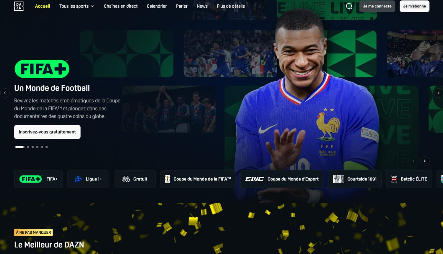 Plateforme DAZN