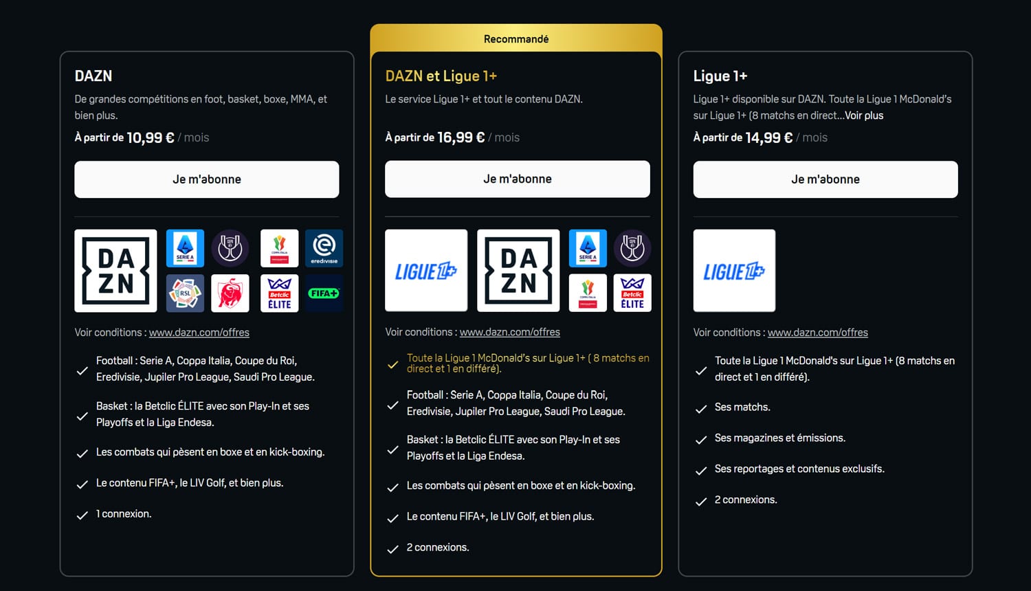 Prix DAZN en 2026