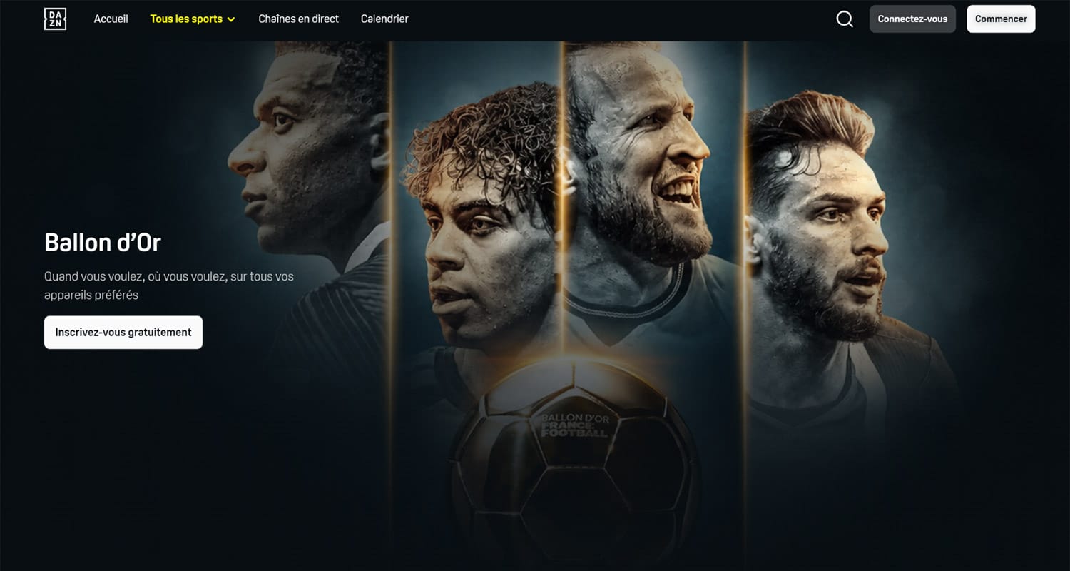 Ballon d'Or 2026 en direct gratuit sur DAZN