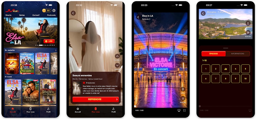 JLA Play application mobile